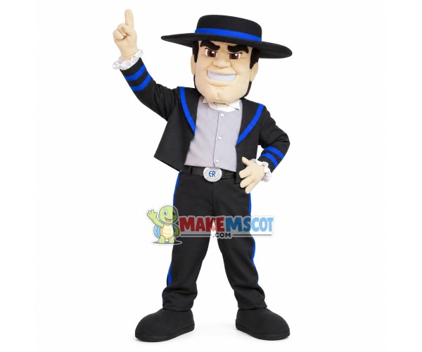 Handsome Musical Actor Mascot Costume Handsome Musical Actor Mascot Costume