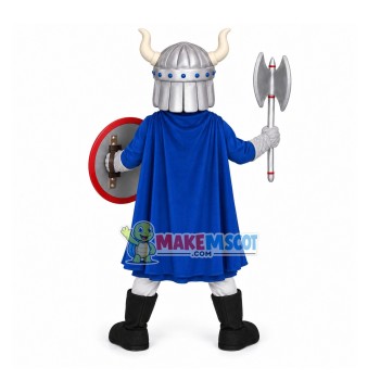 Muscular Spartan Warrior In Silver Armor Mascot Costume Muscular Spartan Warrior In Silver Armor Mascot Costume