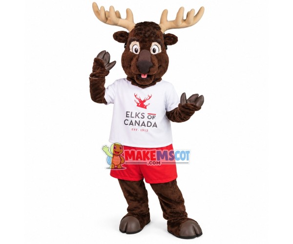 Wild Elk Of Primeval Forest Mascot Costume