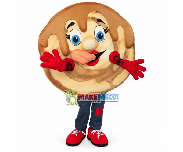 Baumkuchen Full Of Sauce Mascot Costume Baumkuchen Full Of Sauce Mascot Costume