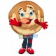 Baumkuchen Full Of Sauce Mascot Costume Baumkuchen Full Of Sauce Mascot Costume