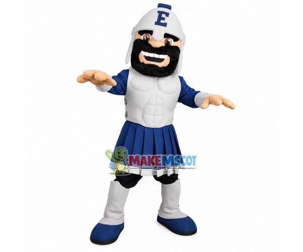 Fighting Bearded Warrior Mascot Costume Fighting Bearded Warrior Mascot Costume