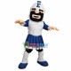 Fighting Bearded Warrior Mascot Costume Fighting Bearded Warrior Mascot Costume