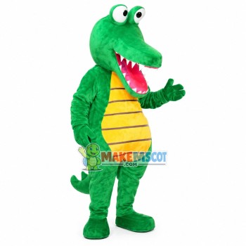Sharp Teeth Crocodile Mascot Costume