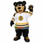 Pleased College Bear Mascot Costume