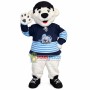Plush Polar Bear Mascot Costume For The Ski Resort