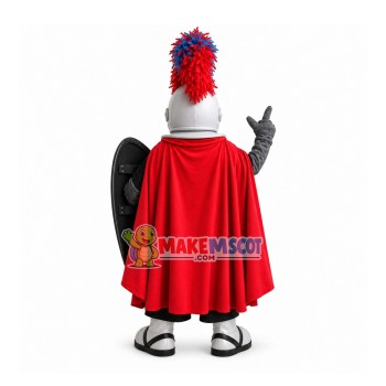 Christian Supporter Army Holding Shield Mascot Costume
