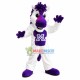 Glad Adult Horse With Purple Belly Mascot Costume Glad Adult Horse With Purple Belly Mascot Costume