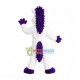 Glad Adult Horse With Purple Belly Mascot Costume Glad Adult Horse With Purple Belly Mascot Costume