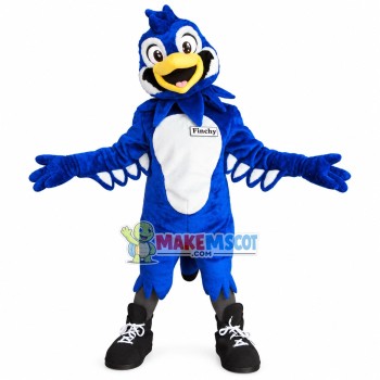 Club Member Blue Bird Mascot Costume