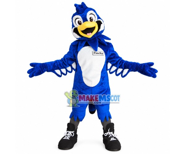 Club Member Blue Bird Mascot Costume Club Member Blue Bird Mascot Costume