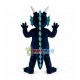 Fierce Evil Dragon With Sharp Horns Mascot Costume Fierce Evil Dragon With Sharp Horns Mascot Costume