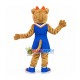 Funny Enchanting Tiger With Red Lips Mascot Costume