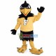 Black Power Falcon In The Hoodie Mascot Costume Black Power Falcon In The Hoodie Mascot Costume
