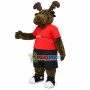 Cozy Moose Of Freedom Church Mascot Costume