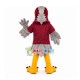 Hale Gray & Red Brown Falcon Mascot Adult Costume Hale Gray & Red Brown Falcon Mascot Adult Costume