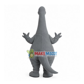 Rare Blue & Gray Dinosaur With Long Neck Mascot Costume Rare Blue & Gray Dinosaur With Long Neck Mascot Costume