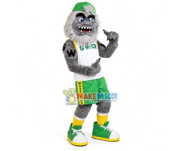 Sport Muscle Ape Of Warriors Mascot Costume Sport Muscle Ape Of Warriors Mascot Costume