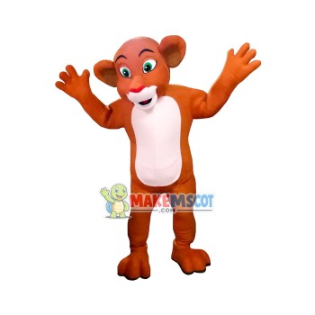 Baby Brown Lion Mascot Costume