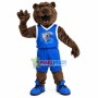 Passionate Brown Bear In The Sport Set Mascot Costume