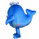 Water Blue Fountain Dolphin Mascot Costume Water Blue Fountain Dolphin Mascot Costume