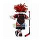 Fancy Afro Bird Of Hockey Club Mascot Costume Fancy Afro Bird Of Hockey Club Mascot Costume