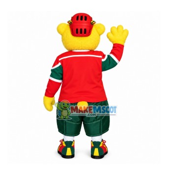 Yellow Furry Doll Of High School Mascot Costume Yellow Furry Doll Of High School Mascot Costume