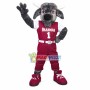 Lively Grey Ram Of Youth Association Mascot Costume