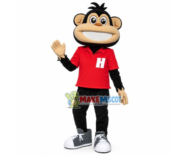 Normative Big Mouth Monkey Mascot Costume For High School Normative Big Mouth Monkey Mascot Costume For High School