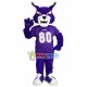 Capable Purple Tiger Of University Team Mascot Costume Capable Purple Tiger Of University Team Mascot Costume