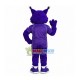 Capable Purple Tiger Of University Team Mascot Costume Capable Purple Tiger Of University Team Mascot Costume