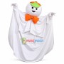 Tricksy Ghost Snowman With Mantle Mascot Costume