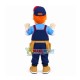 Blue-eyed Man Of Free Trading Platform Mascot Costume