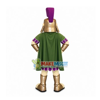Big Head Warrior With Armor Mascot Costume Big Head Warrior With Armor Mascot Costume