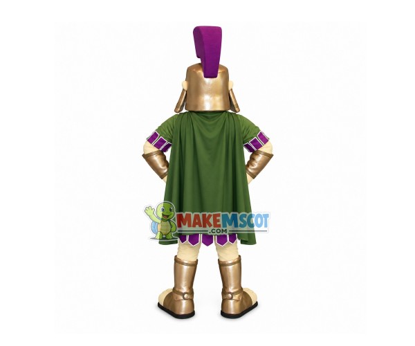 Big Head Warrior With Armor Mascot Costume Big Head Warrior With Armor Mascot Costume