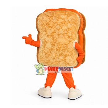 Fragrant Orange Jam Sandwich Mascot Costume Fragrant Orange Jam Sandwich Mascot Costume