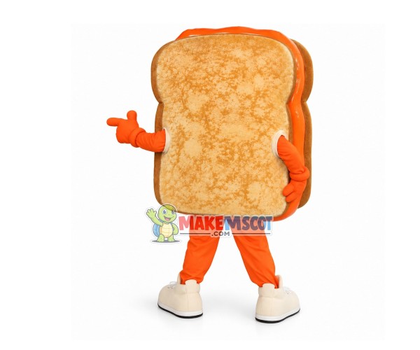 Fragrant Orange Jam Sandwich Mascot Costume Fragrant Orange Jam Sandwich Mascot Costume