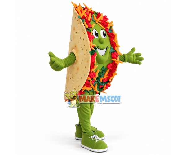 Spicy Vegetable Crispbread Mascot Costume Spicy Vegetable Crispbread Mascot Costume