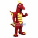 Explosive Muscular Flame Dragon Mascot Costume Explosive Muscular Flame Dragon Mascot Costume