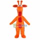 Cartoon Orange Giraffe Mascot Costume Cartoon Orange Giraffe Mascot Costume