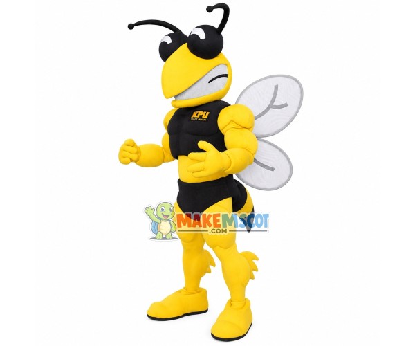 Raging Muscle Bee Of Combat Troop Mascot Costume Raging Muscle Bee Of Combat Troop Mascot Costume