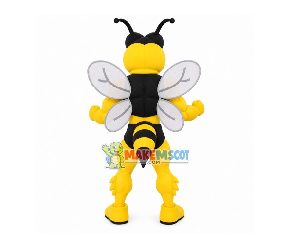 Raging Muscle Bee Of Combat Troop Mascot Costume Raging Muscle Bee Of Combat Troop Mascot Costume