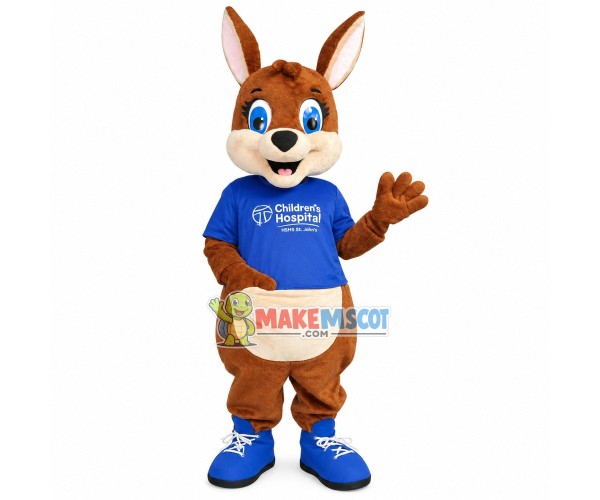 The Kind Kangaroo Of The Childrens Hospital Mascot Costume The Kind Kangaroo Of The Childrens Hospital Mascot Costume