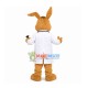Auscultating Professional Doctor Rabbit Mascot Costume Auscultating Professional Doctor Rabbit Mascot Costume
