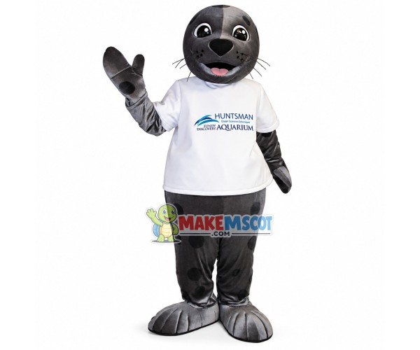 Sea Lion Receptionist Of Aquarium Mascot Costume Sea Lion Receptionist Of Aquarium Mascot Costume