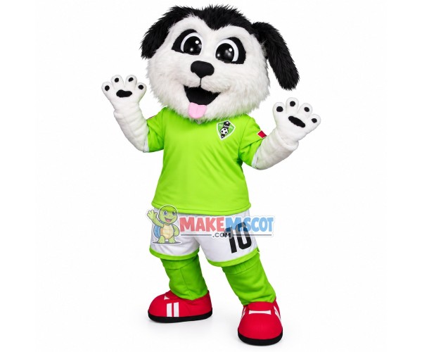 Jubilant Dog In Trend Sports Hall Mascot Costume Jubilant Dog In Trend Sports Hall Mascot Costume