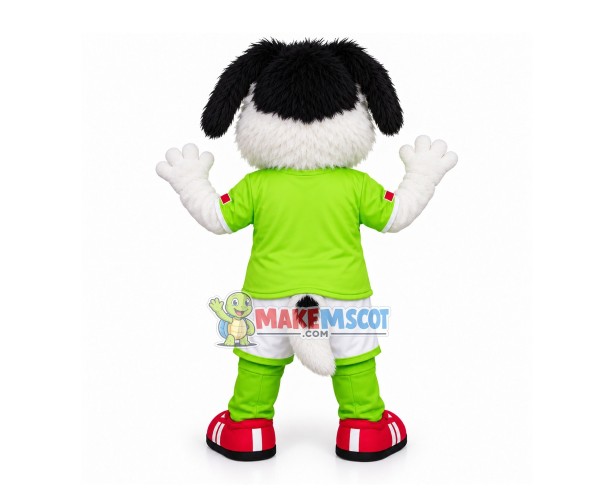 Jubilant Dog In Trend Sports Hall Mascot Costume Jubilant Dog In Trend Sports Hall Mascot Costume
