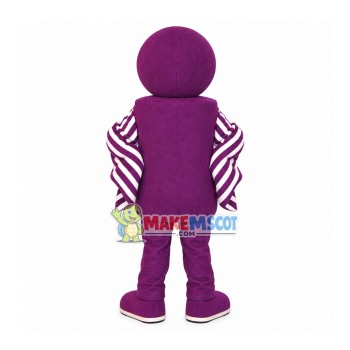 Purple Symbol Doll Mascot Costume For Intellectual Development