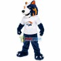 Siberian Chief Wolf Mascot Costume