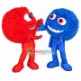 Round Ball Furry Doll Mascot Costume